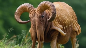 Squiffalo merupakan perpaduan cumi-cumi dan kerbau. Foto: Reddit/Macilento