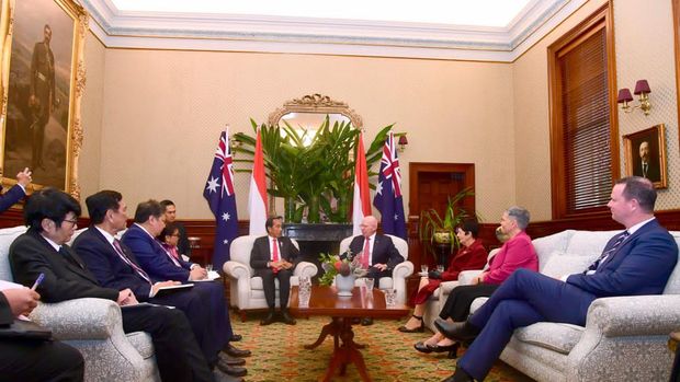 Jokowi bertemu Gubernur Jenderal Australia David Hurley