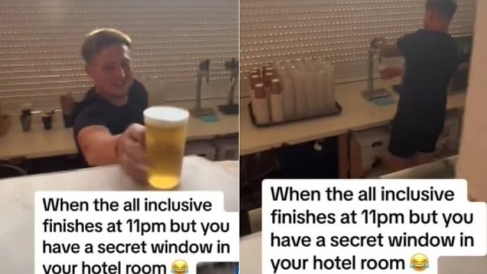 Untung Banyak! Turis Ini Girang Kamar Hotelnya Terhubung ke Bar