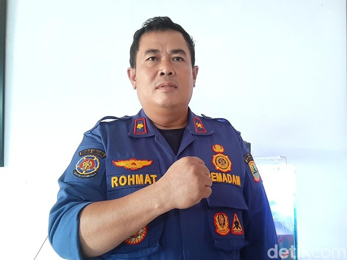 Kepala Bidang Pemadam Kebakaran dan Penyelamatan kebakaran Rohmat Ilyas