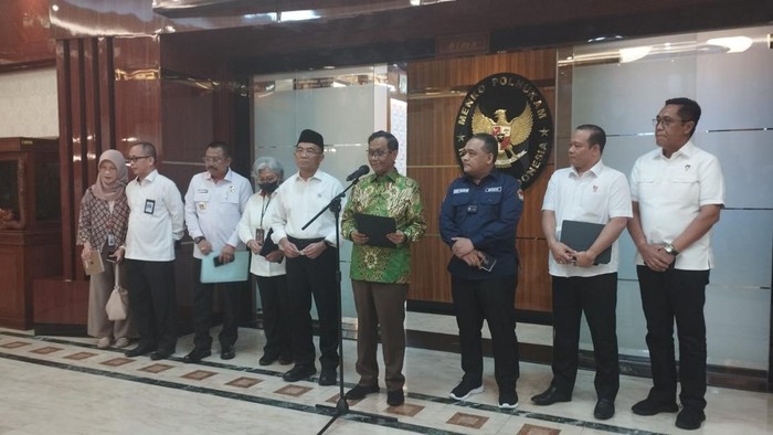 Konferensi pers di Kemenko Polhukam (Belia-detikcom)