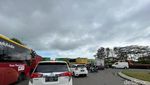 Potret Jalan Menuju Tol Ir Sutami Makassar dari Arah Tallasa City Macet 1 Km