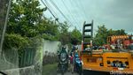 Potret Jalan Menuju Tol Ir Sutami Makassar dari Arah Tallasa City Macet 1 Km