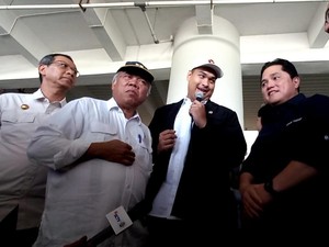 Renovasi JIS, Menteri PUPR: Kita Keroyokan Agar Masuk Standar FIFA