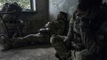 Potret Tentara Ukraina Melepas Lelah di Garis Depan Perang