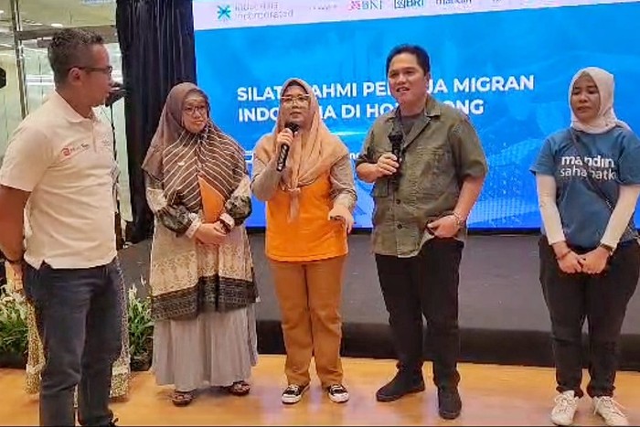Para pekerja migran mengapresiasi kualitas layanan digital PT Bank Negara Indonesia (Persero) Tbk (BNI).