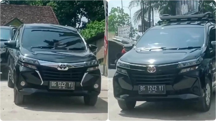 Polisi mengamankan pemilik mobil yang menggunakan pelat nomor palsu di OKUT