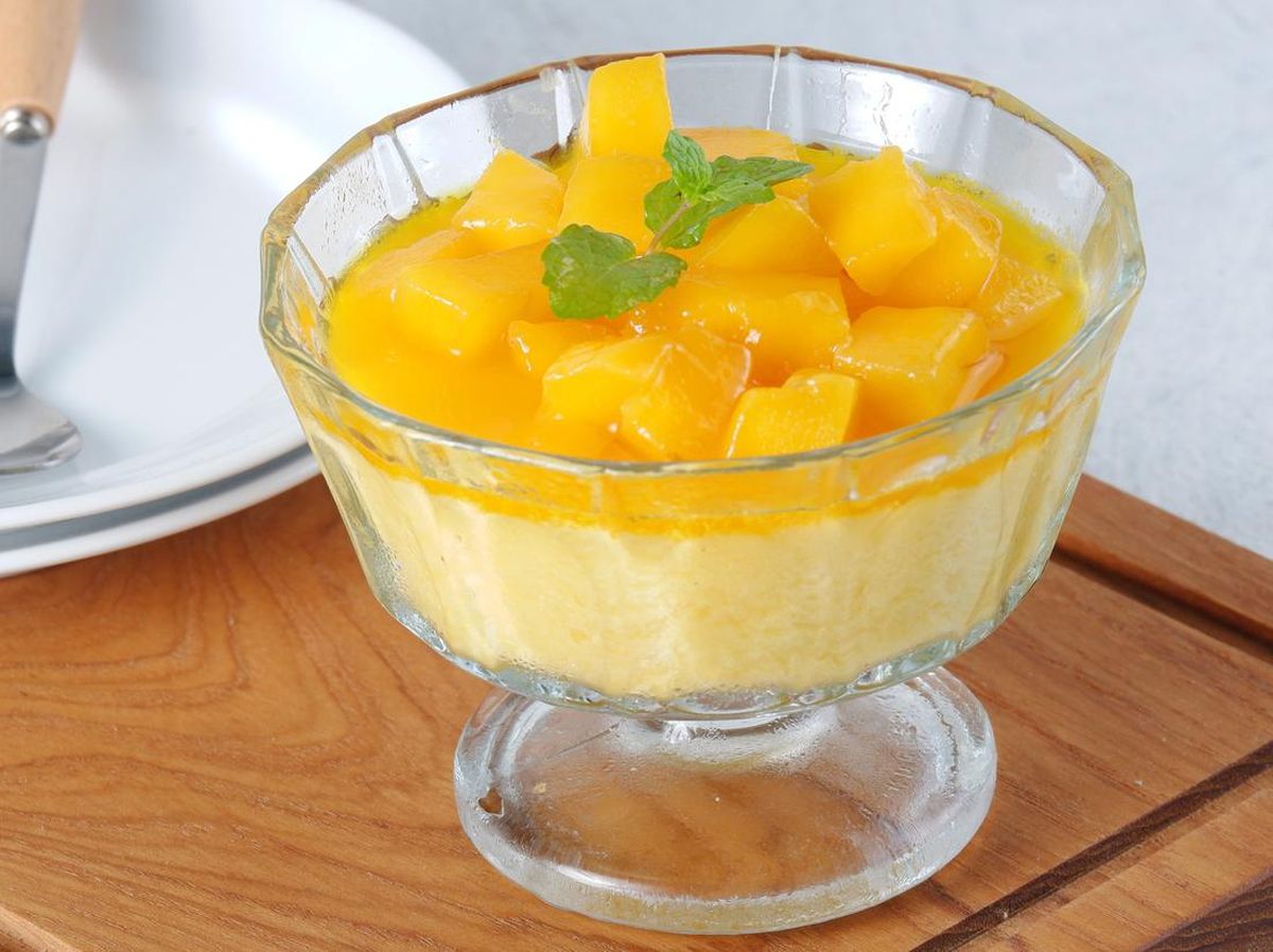 Resep Puding Mangga Segar Manis Legit Untuk Camilan Segar 