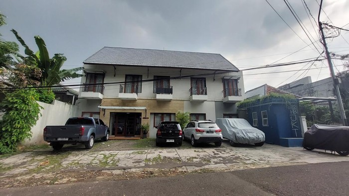 Rumah kos milik Rafael Alun Trisambodo di Kebayoran Baru, Jakarta Selatan (Jaksel).