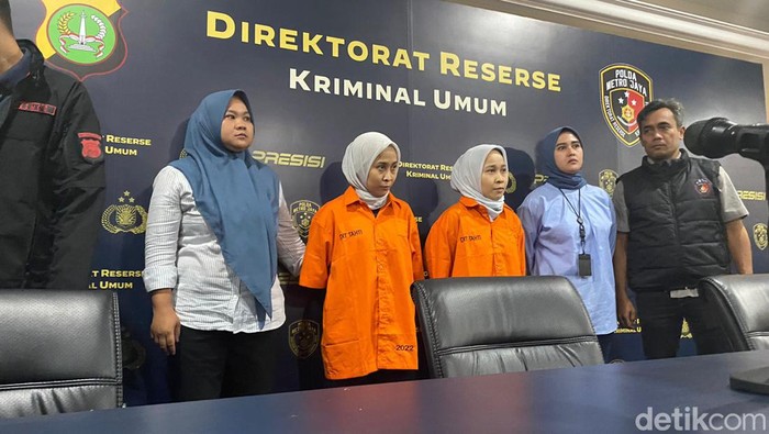 Si kembar Rihana dan Rihani kini berbaju tahanan polisi
