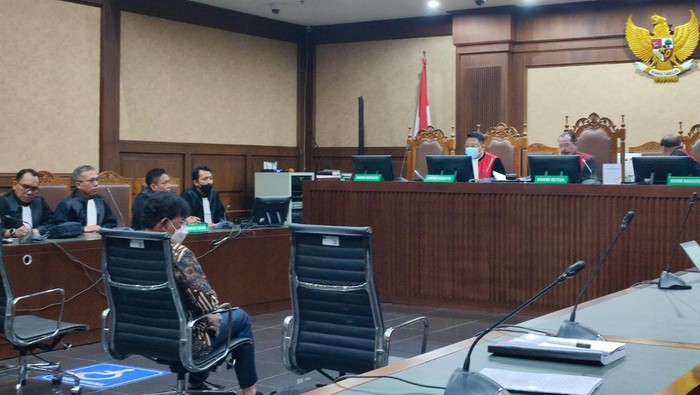 Sidang Johnny G Plate dimulai (Wilda-detikcom)