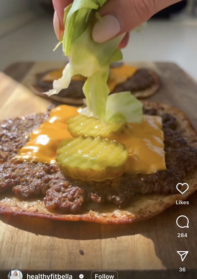 Tacos dengan isian ala Big Mac McDonld's