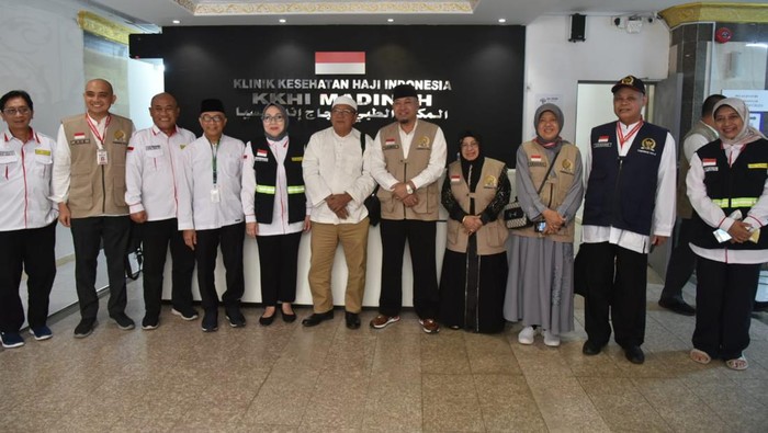 Timwas Haji DPR Tinjau Klinik Madinah Jelang Kedatangan Jemaah RI Gelombang II (Ahmad Toriq-detikcom)