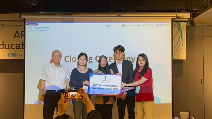 Agnes Monica & Tim Juarai Kompetisi Wirausaha APEC 2023 di Korea