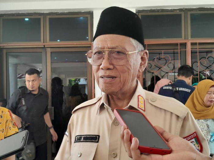 Wakil Bupati Banyuasin Slamet Somosentono.  Foto: Candra Setia Budi/detikSumbagsel