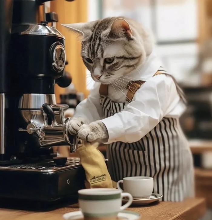 Bikin Gemas! Begini Jadinya Kalau Kucing Jadi Barista dan Meracik Kopi Bikin Gemas! Begini Jadinya Kalau Kucing Jadi Barista dan Meracik Kopi