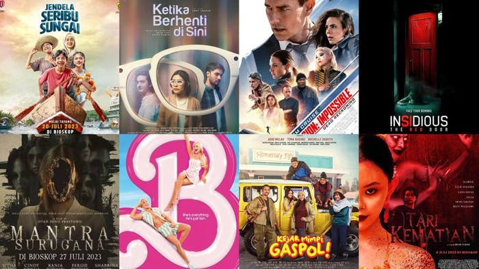Daftar film yang tayang di bioskop bulan Juli 2023.