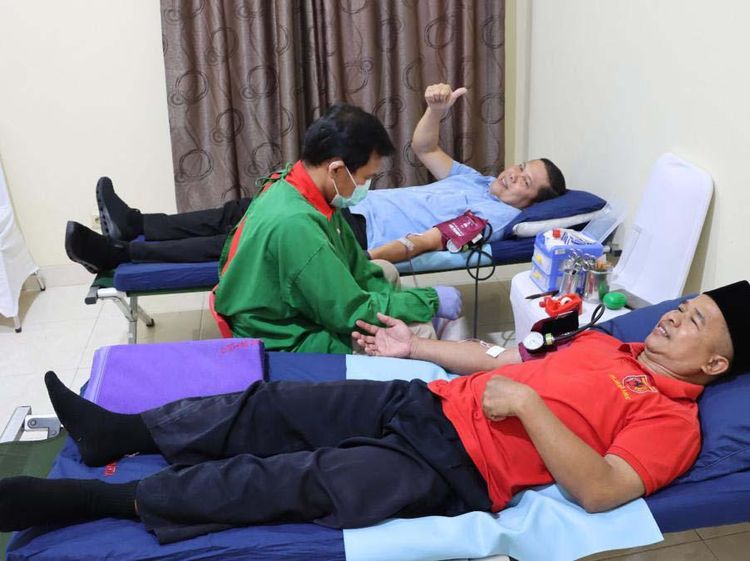 Donor Darah Sambut HUT Bhayangkara