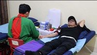 Dalam rangka Hari Ulang Tahun Bhayangkara ke–77 Tahun 2023, Direktorat Intelkam Polda Metro Jaya bersama OKP Cipayung Plus dan Ormas mengadakan kegiatan bakti kesehatan donor darah di Rumah Kebangsaan Jl. H No. 11 Rt 01 / 09 Kel Kebon Baru Kec Tebet Jakarta Selatan, Rabu (5/7/2023). 