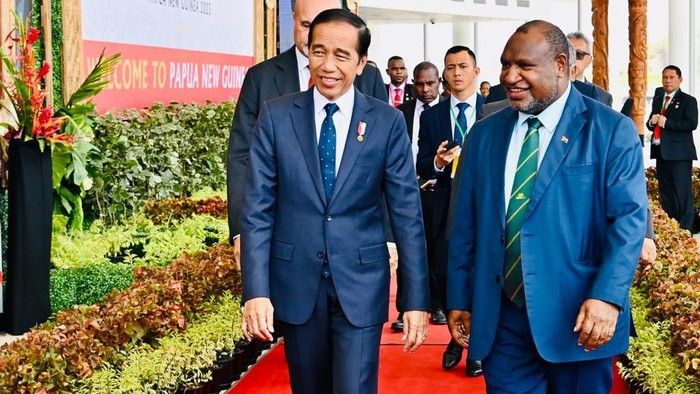 Jokowi Bertemu Empat Mata dengan PM Papua Nugini di APEC Haus (Laily Rachev/Biro Pers Sekretariat Presiden)