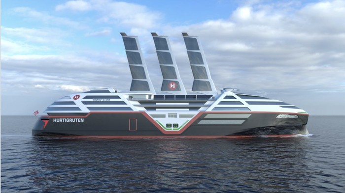 Kapal pesiar listrik Hurtigruten