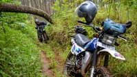 Perum Perhutani melakukan uji coba pembukaan kembali jalur wisata trabas di Cikole.