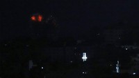 Serangan udara dilancarkan Israel untuk merespons roket yang ditembakkan dari Jalur Gaza. AP Photo/Adel Hana. 