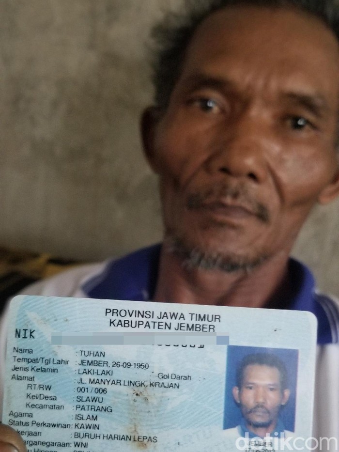 Sosok pria bernama Tuhan di Jember