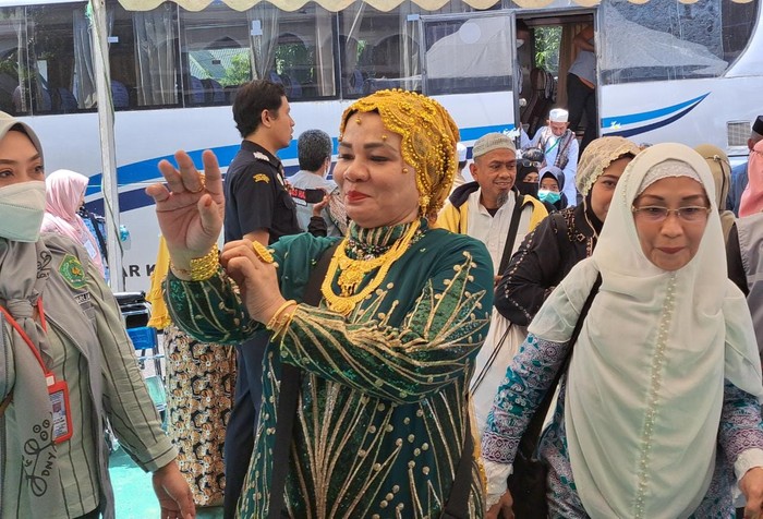 Suarnati Dg Kanang (46), jemaah haji asal Makassar.
