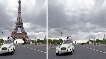 Paris tanpa Eifel jadi hambar. Foto: DesignCrowd via Boredpanda