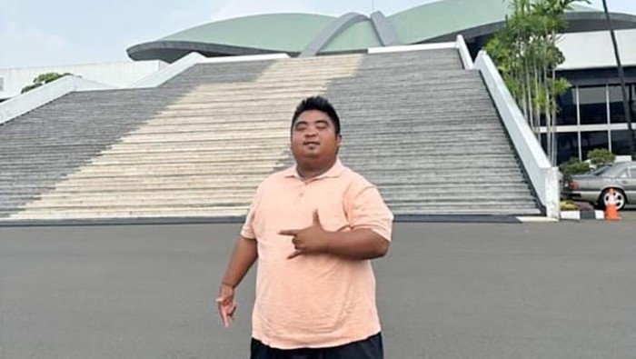 Ketut Herky saat diajak jalan-jalan ke Jakarta beberapa waktu lalu.