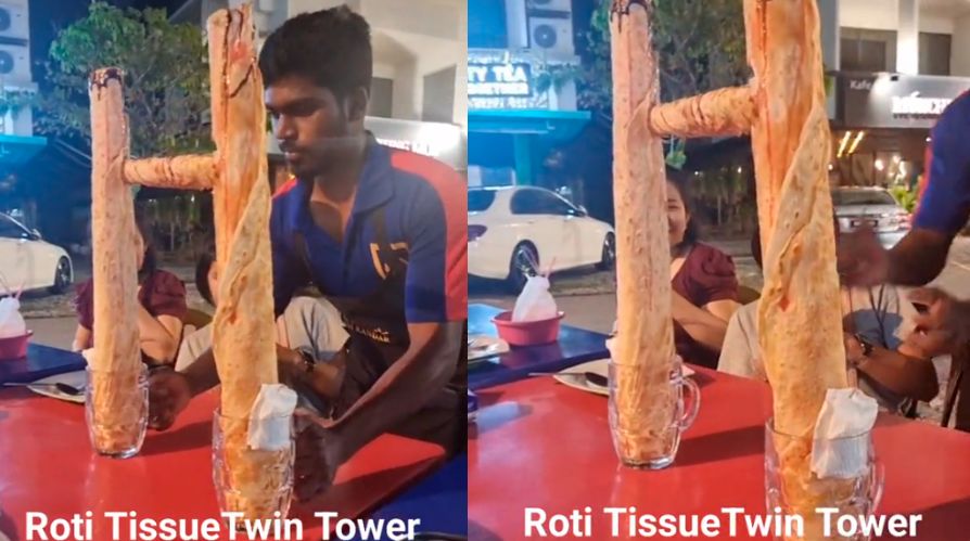 Unik! Resto Ini Sajikan Roti Tisu Bentuk Menara Kembar Petronas