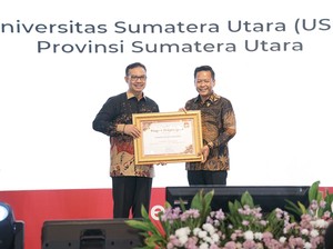 USU Raih Penghargaan Perguruan Tinggi Peduli Kependudukan dari BKKBN