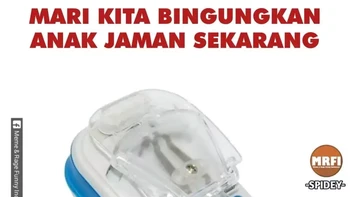 Mari kita buat bingung anak zaman sekarang. Facebook/Meme & Rage Funny Indonesia