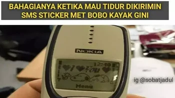 Spesial banget rasanya ketika dikirimin gambar lucu seperti ini. Foto: Instagram/momennostalgia