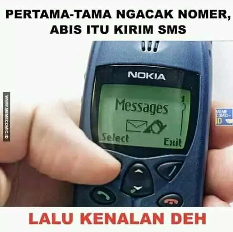 10 Meme HP Jadul, Anak Milenial Mana Paham HP jadul membawa sejumlah kenangan yang bikin senyum sendiri. Anak milenial nggak akan paham, deh!