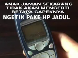 10 Meme HP Jadul, Anak Gen Z Mana Paham