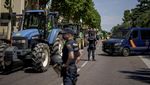 Aksi Petani Konvoi Traktor di Jalanan Madrid, Serukan Bantuan Kekeringan