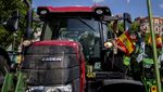 Aksi Petani Konvoi Traktor di Jalanan Madrid, Serukan Bantuan Kekeringan