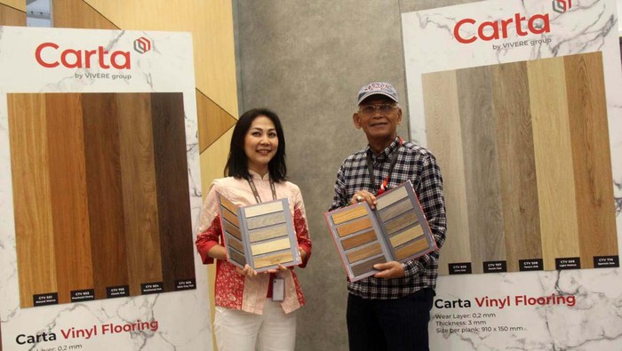 Pameran material terbesar IndobuildTech Expo 2023 tengah digelar di ICE BSD Tangerang. Sejumlah perusahaan menampilkan produk terbaru mereka.