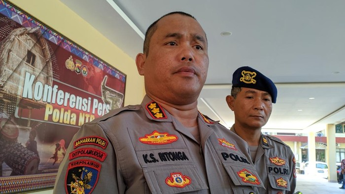 Direktur Polairud Polda NTB Kombes Kobul Sahrin Ritonga, Kamis (6/7/2023). (Foto: Ahmad Viqi/detikBali)