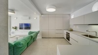 Dapur yang menyatu dengan ruang keluarga menjadi salah satu pilihan untuk ruangan yang tidak terlalu besar/Foto: Inspirasi dapur (arch daily)