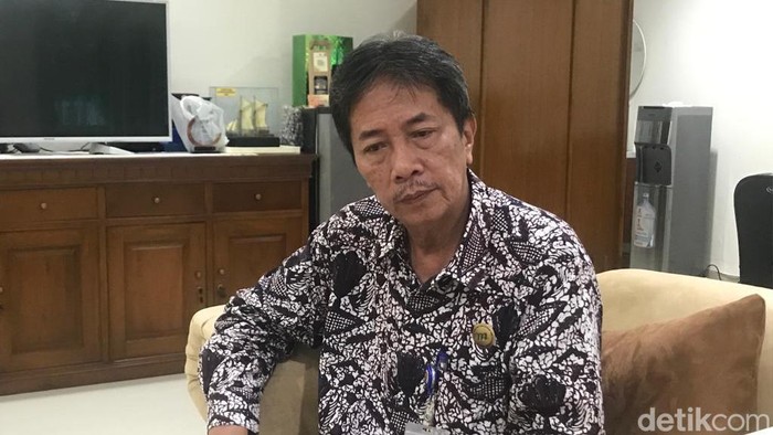 Kepala DPKP DIY Sugeng Purwanto ditemui wartawan di kantornya, Kamis (6/7/2023).