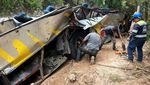 Kondisi Bus yang Masuk Jurang dan Tewaskan 25 Penumpang di Meksiko