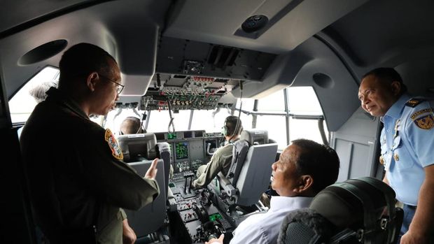 Menhan Prabowo Serahkan C-130J Super Hercules Kedua untuk TNI AU. (Dok. Kemhan)