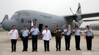 Total akan ada lima pesawat Super Hercules C-130J yang akan tiba di Indonesia. Kelima pesawat itu tiba secara bertahap ke Tanah Air hingga Januari 2024.  