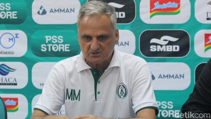 Pelatih PSS Sleman Marian Mihail. Foto diunggah Kamis (6/7/2023).