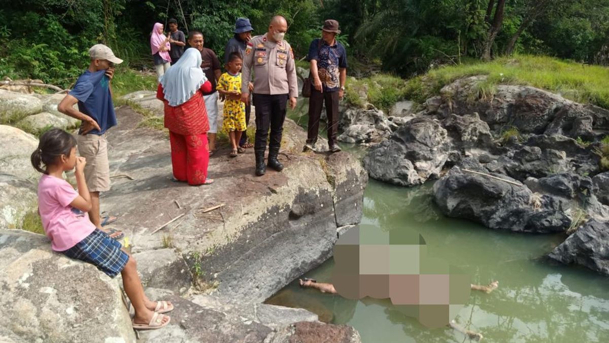 Mayat Wanita Bugil Ditemukan Membusuk di Sungai Bah Bolon Simalungun