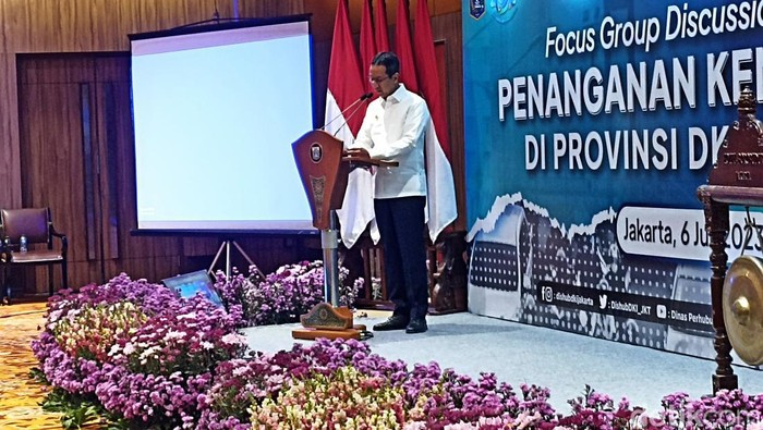 Pj Gubernur DKI Jakarta Heru Budi Hartono. (Tiara Aliya/detikcom)