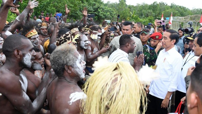 Presiden Jokowi kunker ke Asmat, Papua Selatan.
